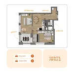 Bright 2br - 8th Floor, Balcony, Free Parking - By Gravity Apartmán Praha